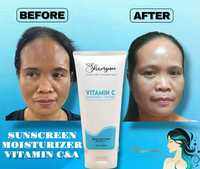 Sunscreen moisturizer all in1 with Collagen Peptide and Vitamin C