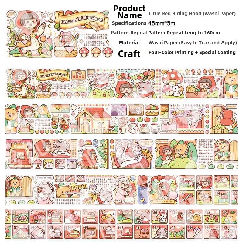 Set Washi Tape Handcrafting Materials