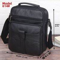 LOTOUSAN | Mens Business Casual Genuine Leather Shoulder Bag
