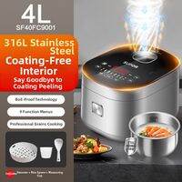 Supor | Zero Coating 316 Stainless Steel Inner Pot Electric Rice Cooker
