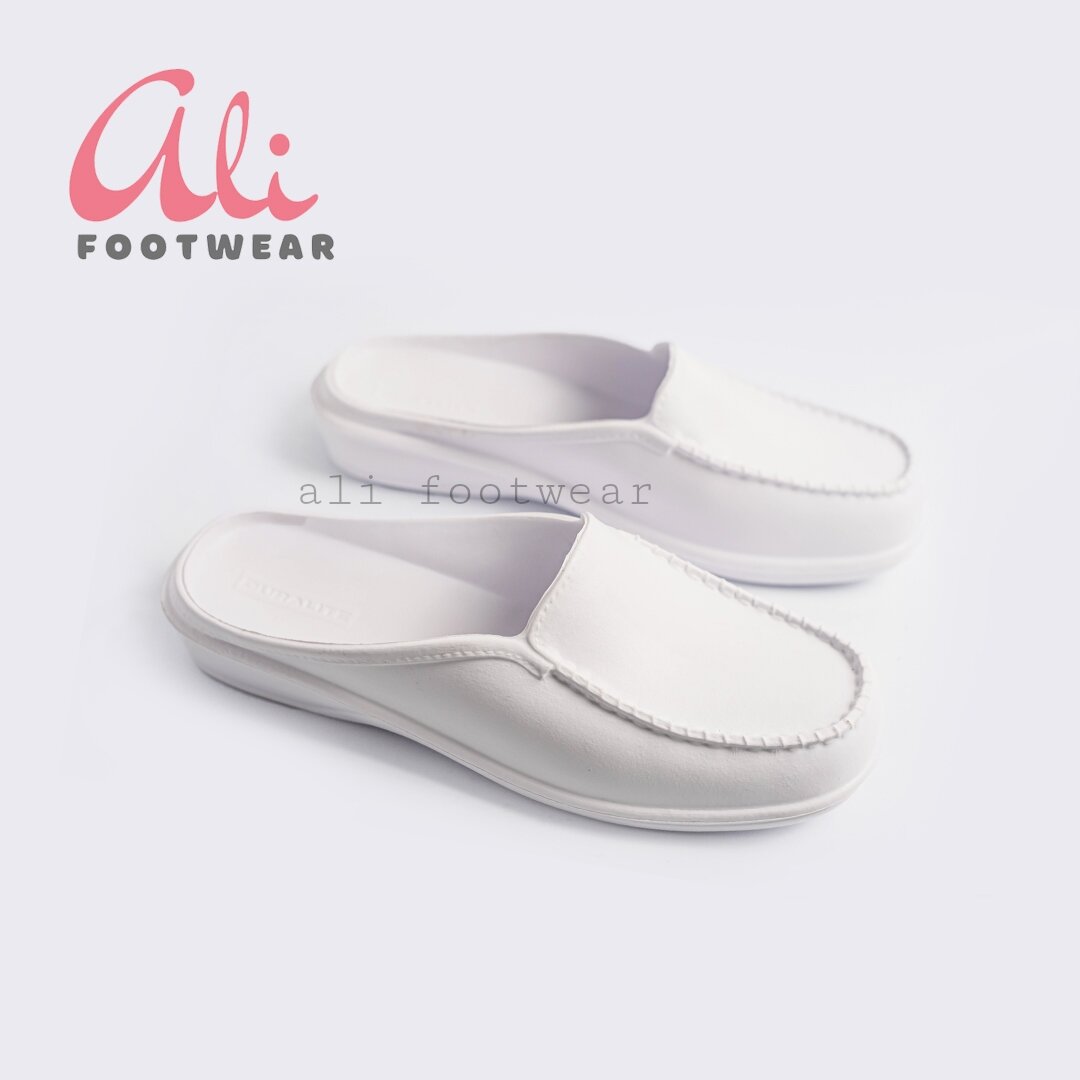 Duralitte (Isabel white) half shoes for womens Round Toe Plain