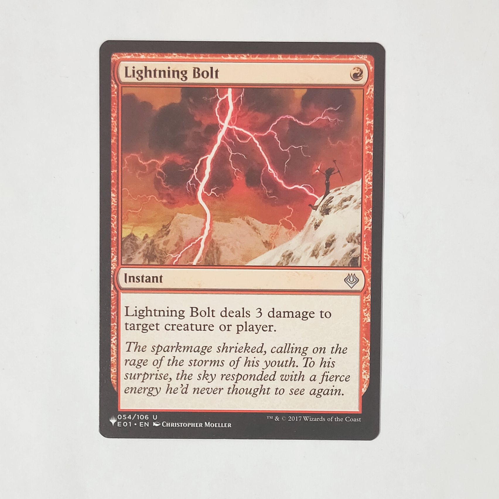 MTG Card LIGHTNING BOLT Magic the Gathering Trading Card Game Red | Lazada  PH