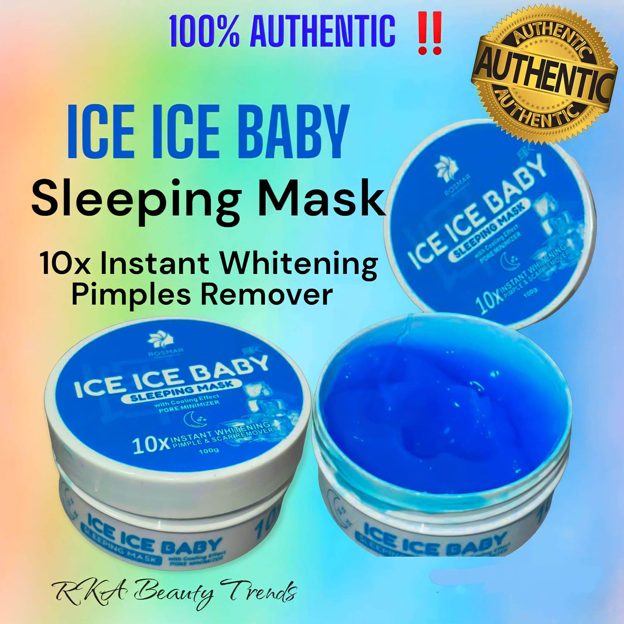 Rosmar Ice Ice Baby Sleeping Mask x