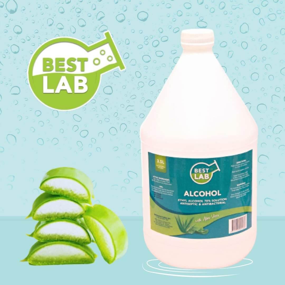 Best lab 75% ethyl alcohol 3.5L