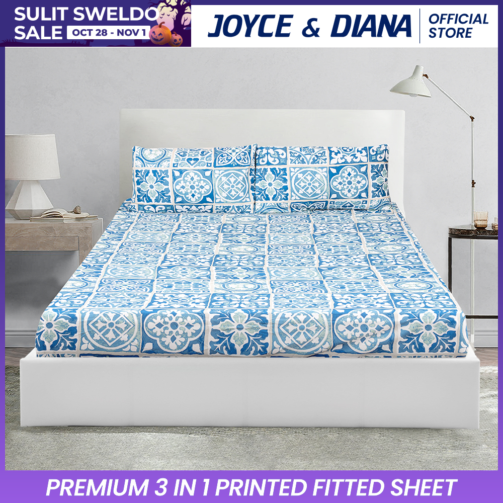 Joyce & Diana Printed Bed Sheet Set - 3 Piece Collection