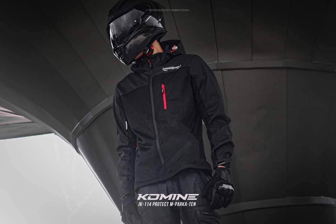 Komine JK114 Parka with Hoodie Waterproof Hoodie Xxl 4Xl Parka