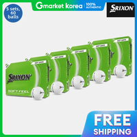 Srixon | 5 Dozen 60 Balls 2023 Soft Feel 13 Golf Ball White 2-Piece