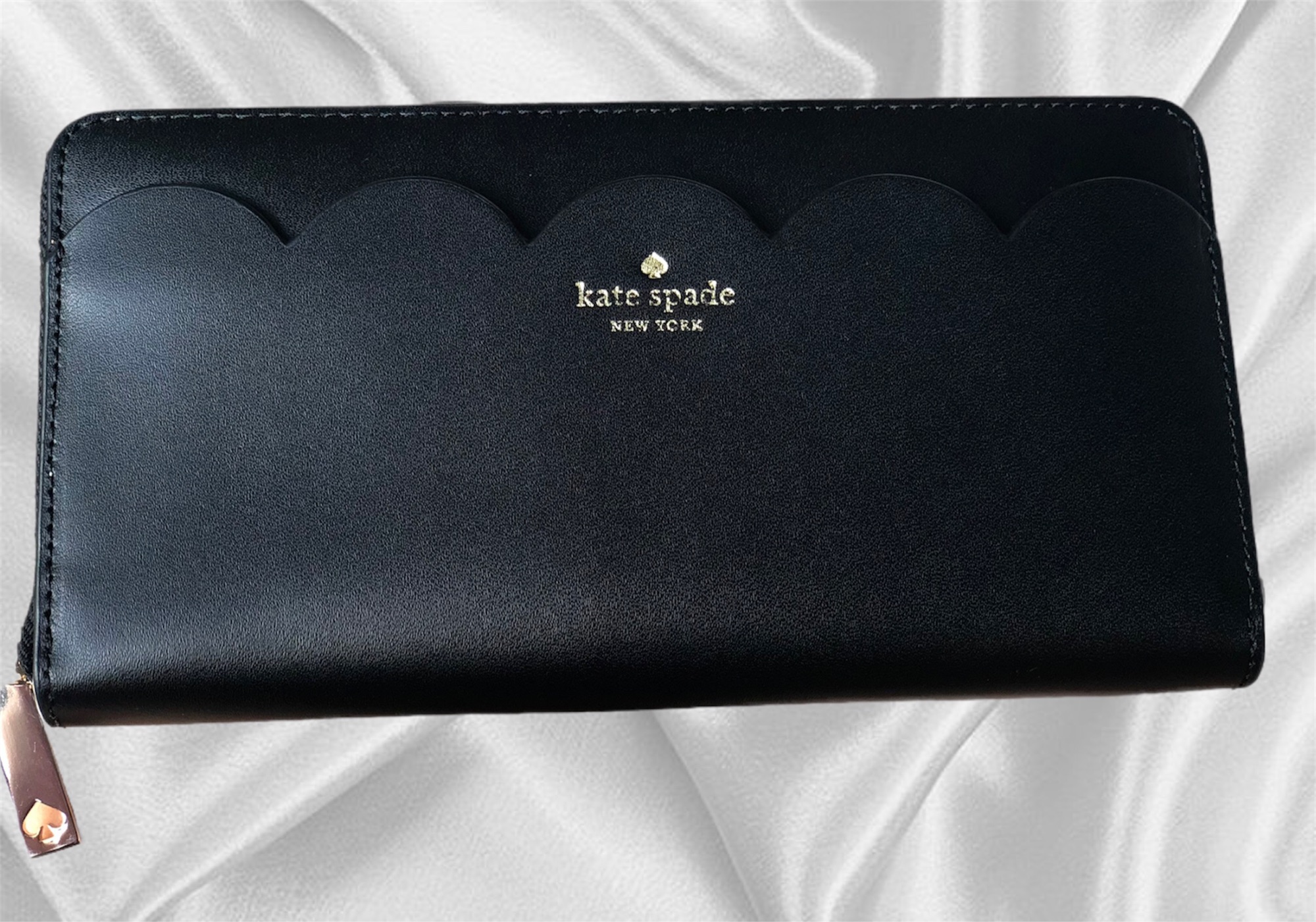Kate Spade Magnolia Street Large Continental Black Wallet | Lazada PH