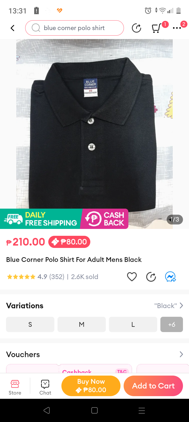 plain black polo shirt for men Lazada PH