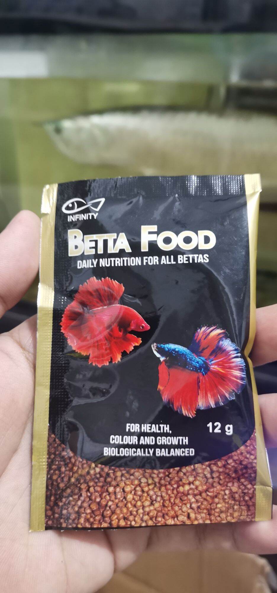 infinity betta food