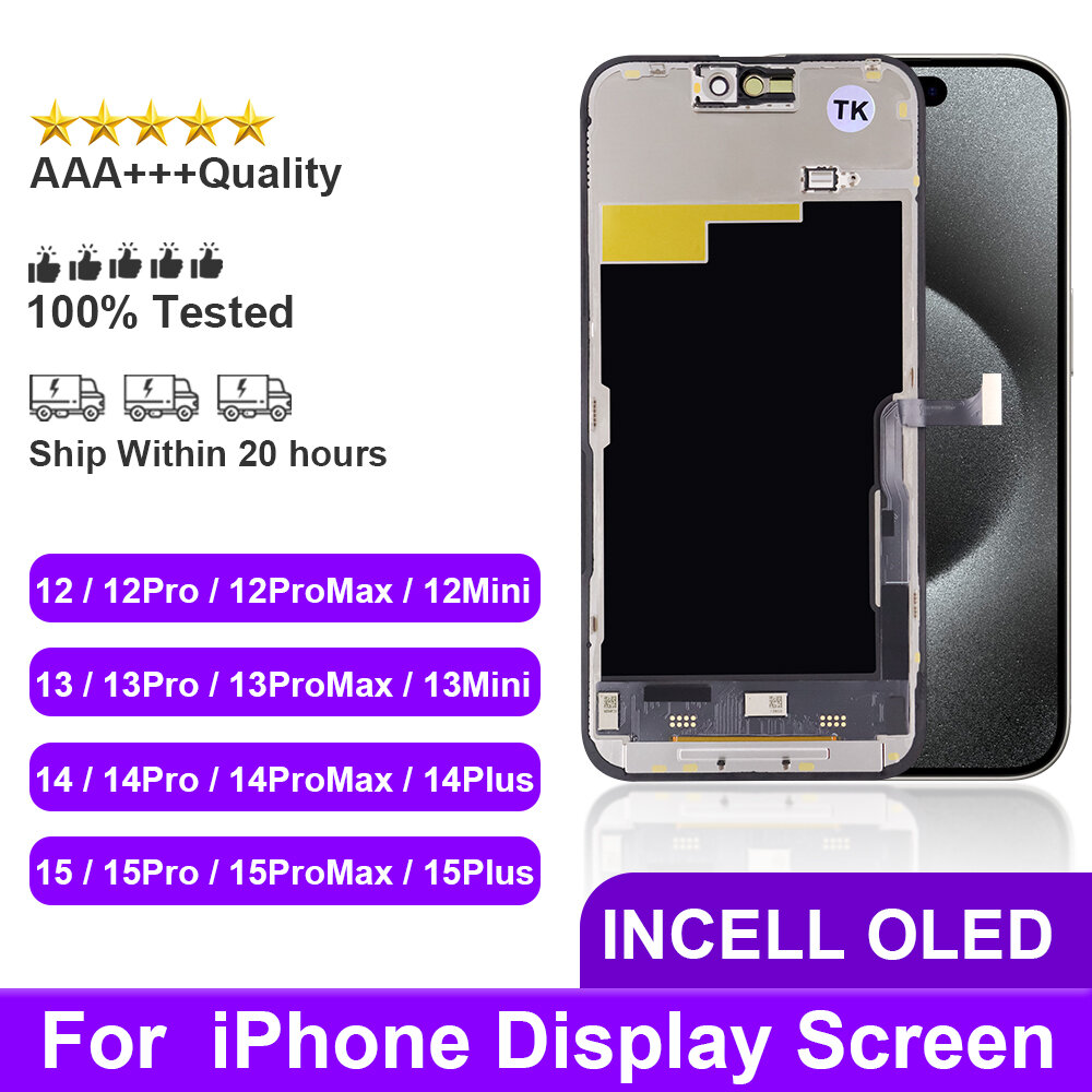Ztr For Iphone 15 Pro Screen Replacement 6 1 Lcd | INDIA