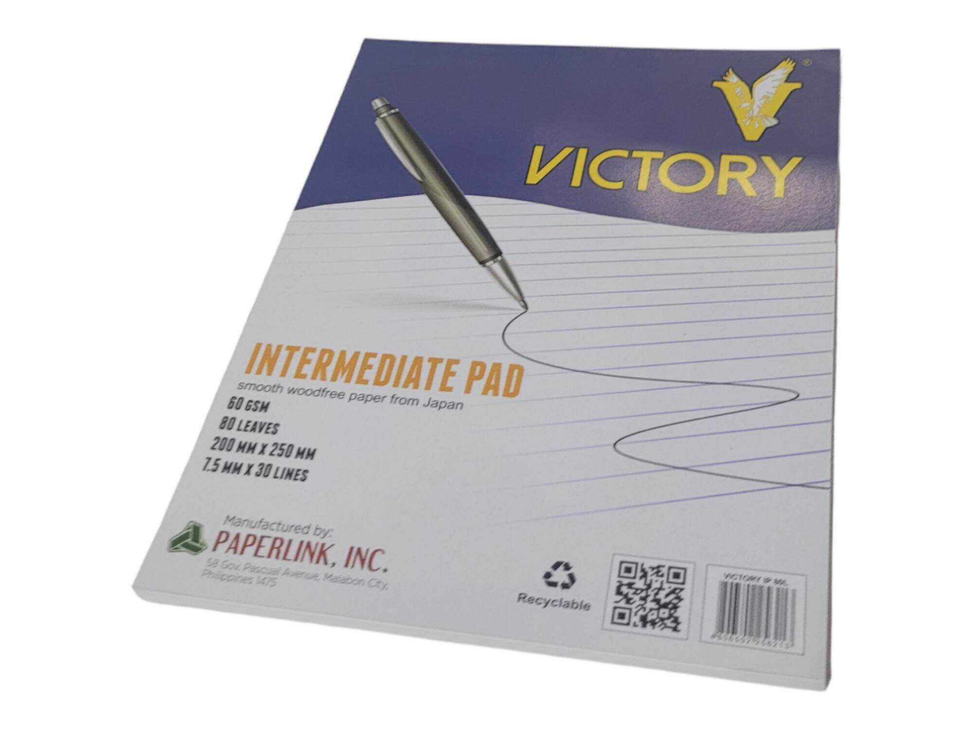 10 Pads Victory Intermediate Pad. 