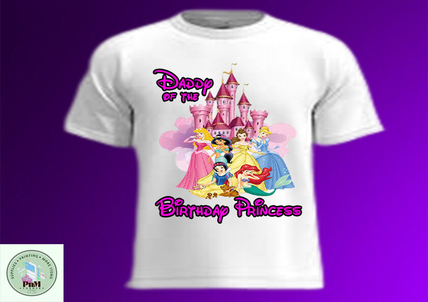 DISNEY PRINCESS Birthday Family Design T shirt prints Lazada PH