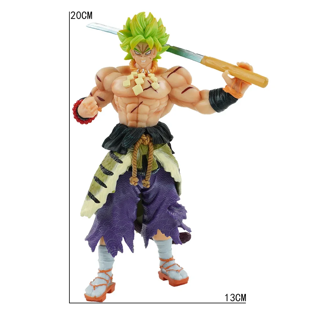Anime Dragon Ball Z Grandista Manga Broli Broly PVC Action Figures Black Goku Father Super 