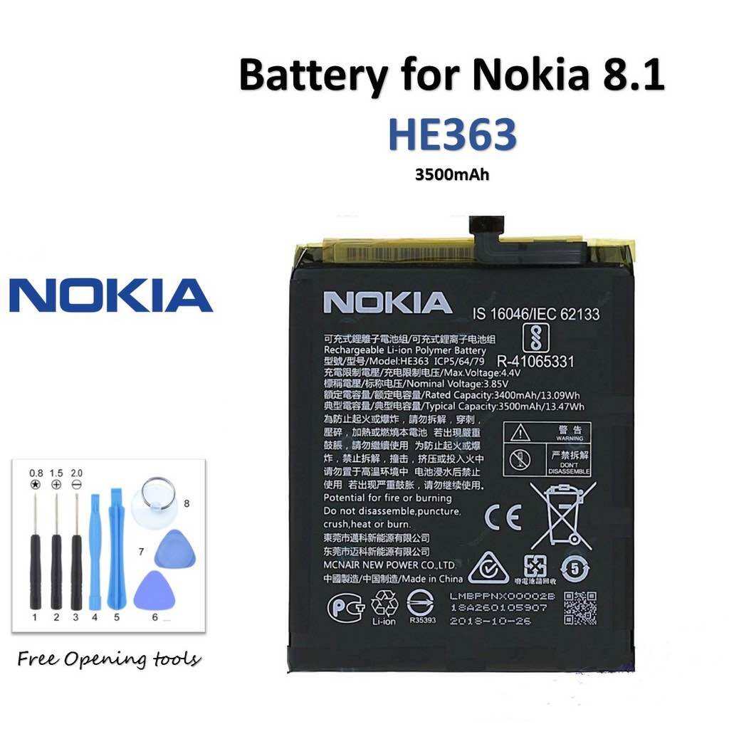 nokia 8.1 plus battery