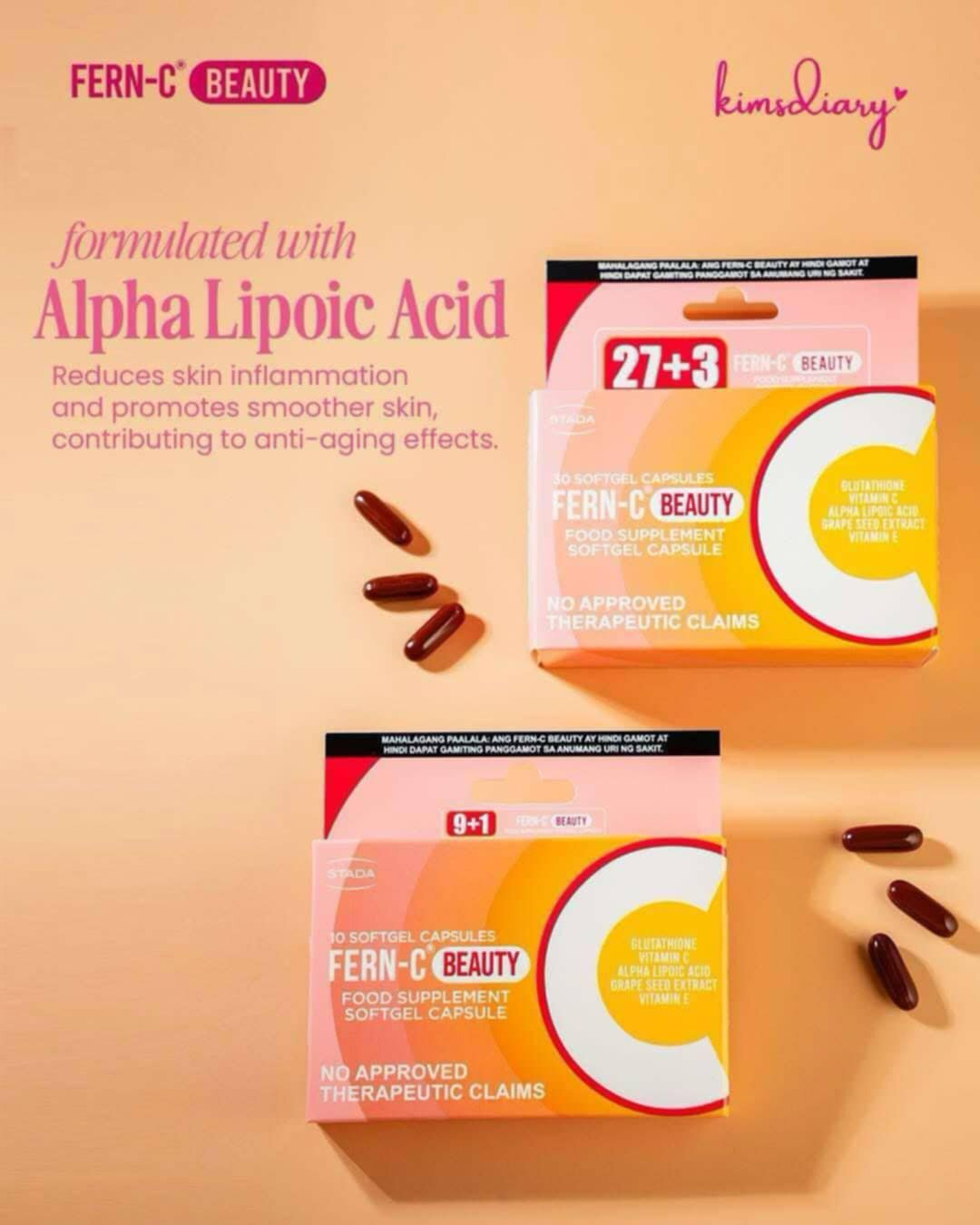 Fern C Beauty Glutathione Glutathione Soft-Gels Supplement Anti-Aging Skin  Care 30S And 10S Formulation Nutritional Supplement For Beauty - Lazada |  Lazada PH