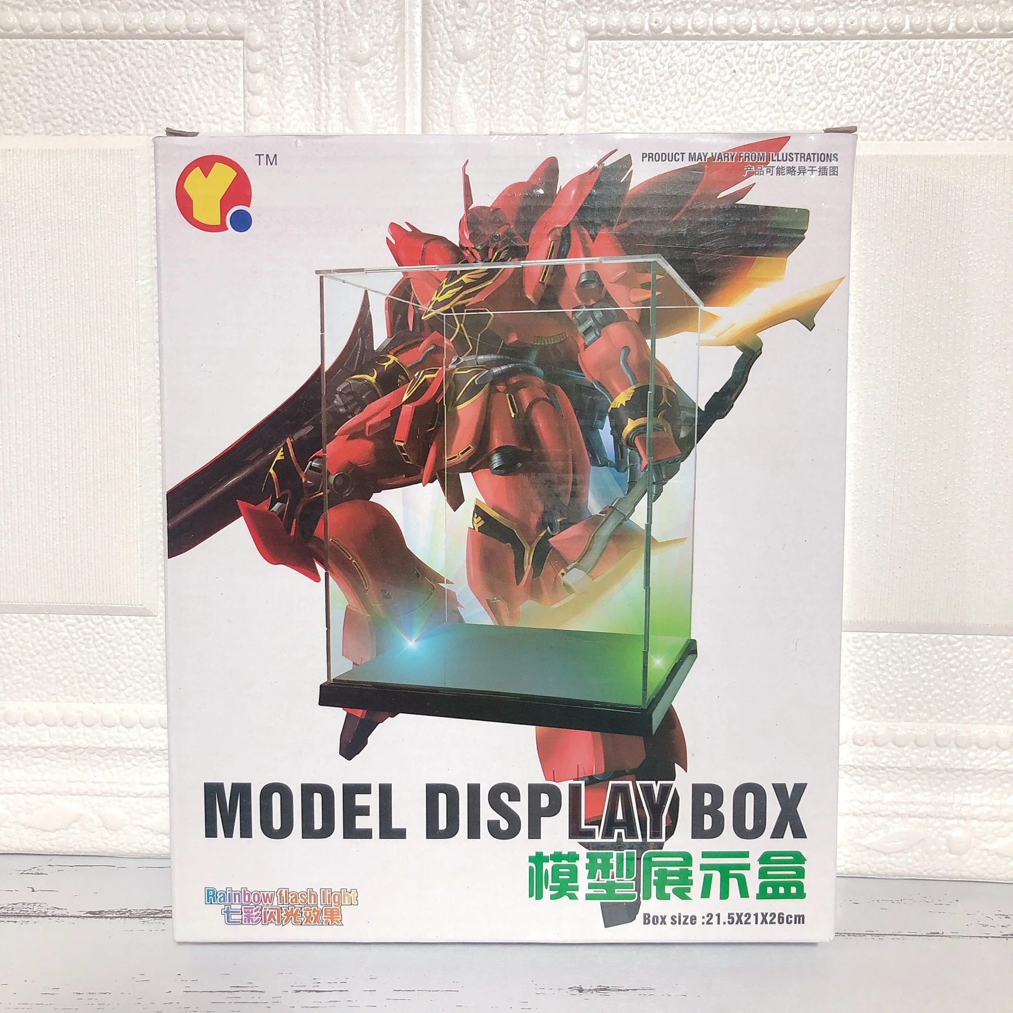 acrylic model display box 21.5x21x26cm