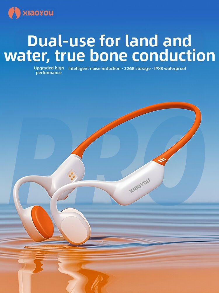 XIAOYOU | Waterproof Bone Conduction Bluetooth Headphones for Sports