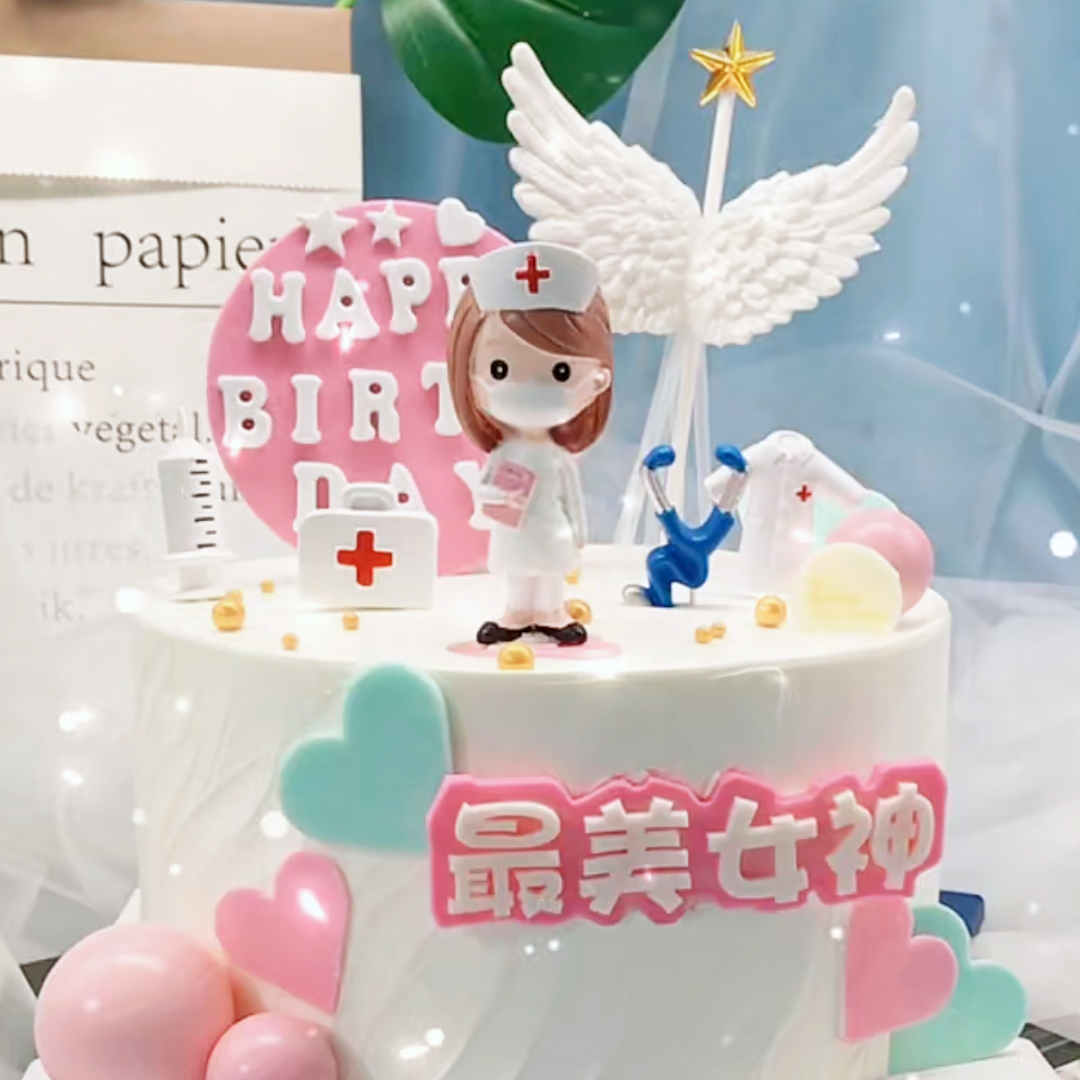 Buy Doctor Wedding Cake Topper, Ambulance Cake Topper, Nurse Cake Topper,  Doctor Theme Cake Decoration Online in India - Etsy