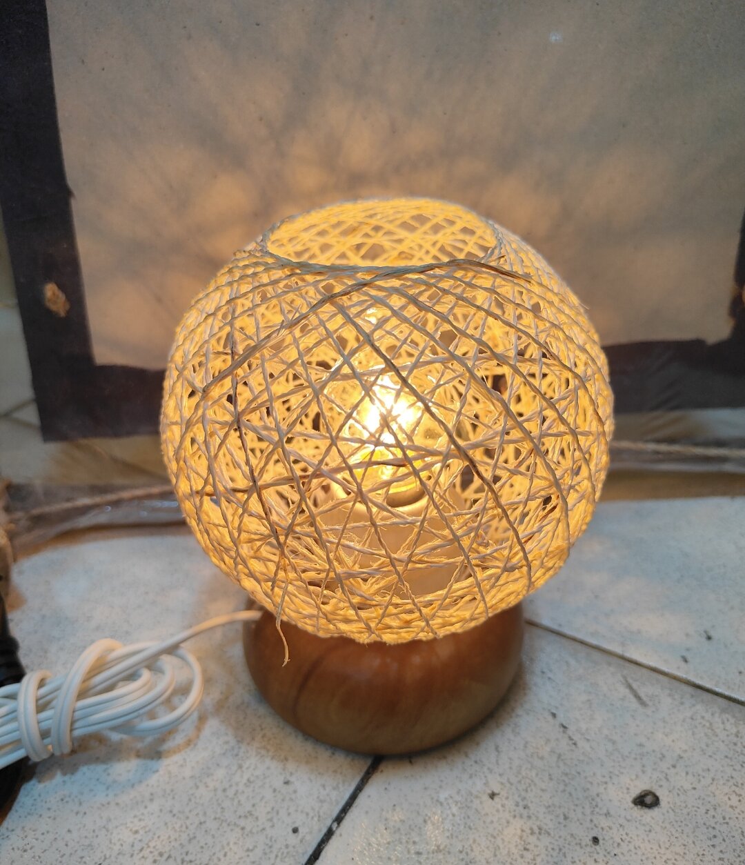 Abaca lampshade size 6
