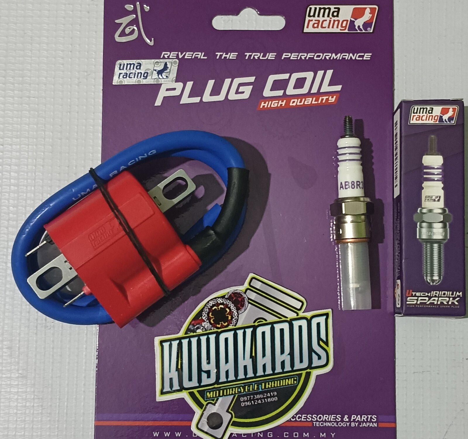 UMA IGNITION COIL FI WITH UMA LONG TIP IRIDIUM SPARKPLUG Lazada PH