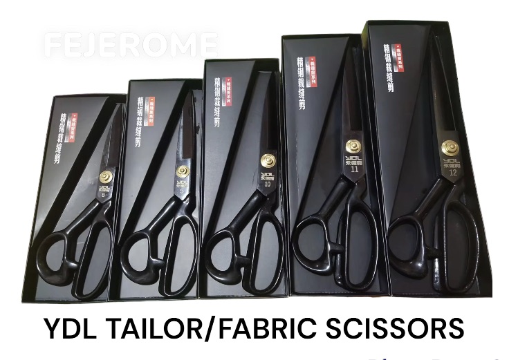 YDL Black Tailoring Scissors: High-Quality Craft Scissors