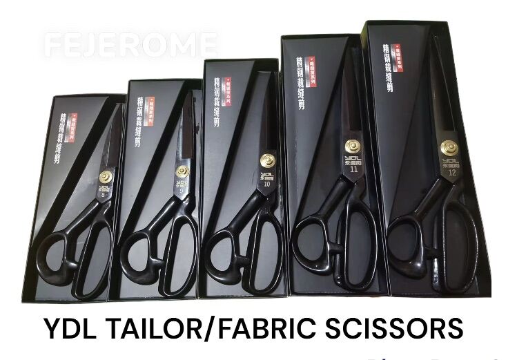 LMDZ Sewing Scissors Set With Yarn Scissors Tape Measure Black