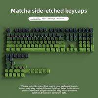FL Esports | Black Side-Printed Transparent Keycaps PBT Material OEM Height