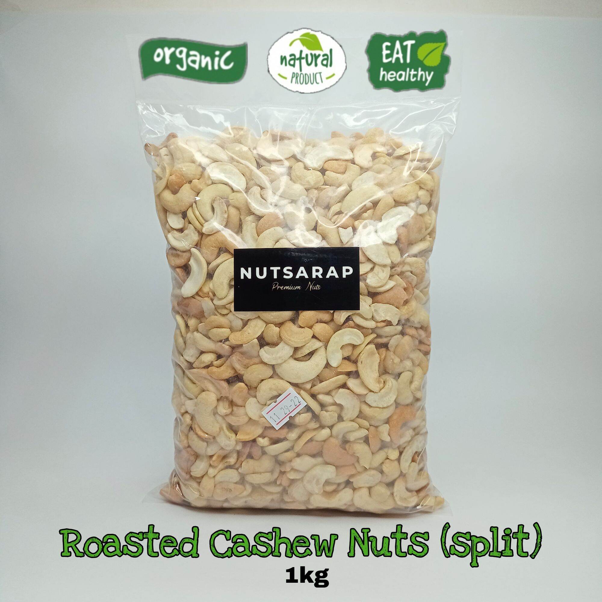 Cashew Nuts (Pugon Roasted from Palawan) Split 1kg by NutSarap Lazada PH