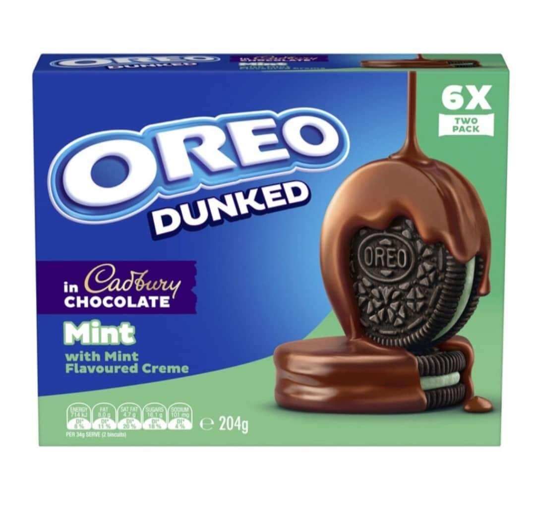 Oreo Dunked in Cadbury with Mint Flavoured Creme (204g) | Lazada PH