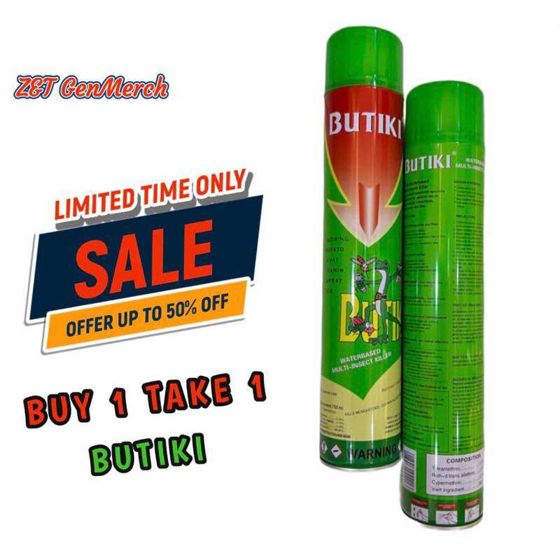 BUY 1 TAKE 1 BUTIKI Insecticide Spray Aerosol Insect Spray Mosquito Killer 750ml Insect Killer Spray - Image 2