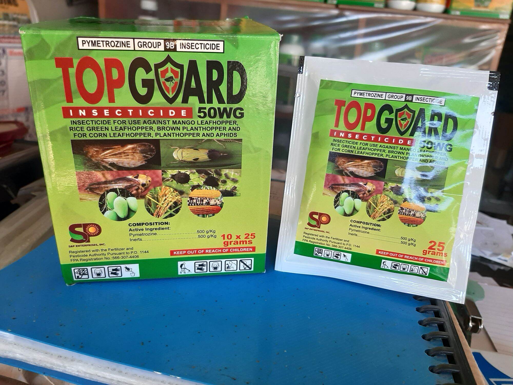 TOPGUARD INSECTICIDE 50WG -for leafhoppers,rice green leafhoppers, corn ...
