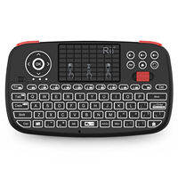 Rii I4 Mini BT Wireless Keyboard With Touchpad 2.4GHz Backlit Mouse Remote Control For Windows Android TV Box Smart TV