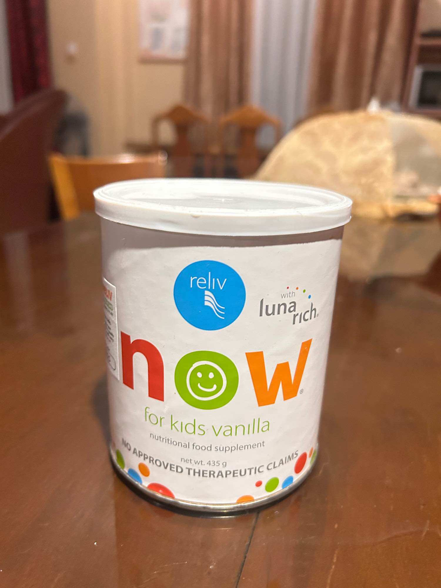 RELIV NOW for Kids (Vanilla) 1 can