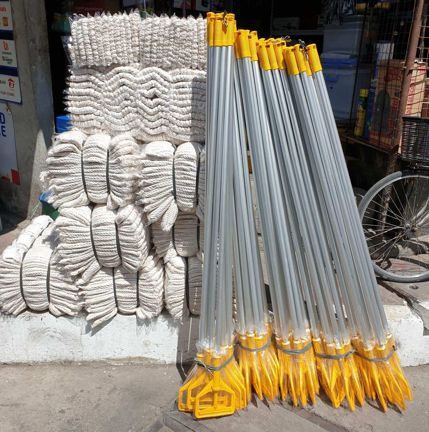 UNIVERSAL MOP HEAD & MOP HANDLE ALUMINUM HANDLE 100% ( sold separately ) 100% original