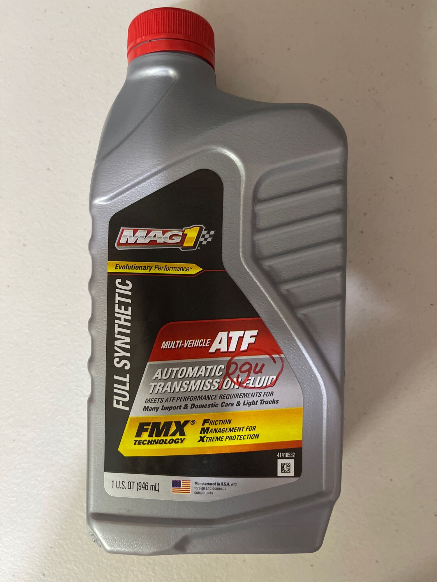Mag 1 Multi-Vehicle ATF Automatic Transmission Fluid Fully Synthetic ...