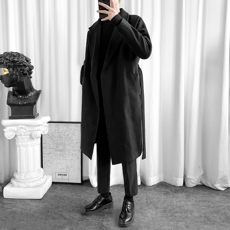 Korean Overcoat Black