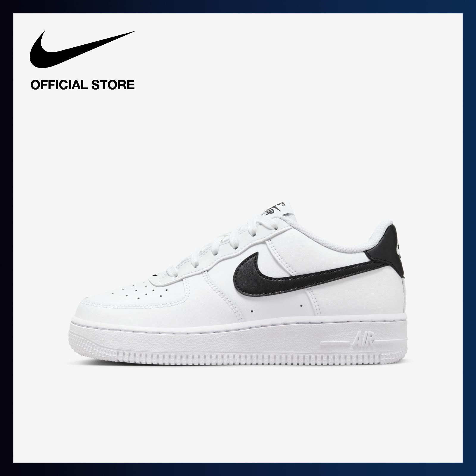 Nike Kids' Air Force 1 Grade School Shoes - White