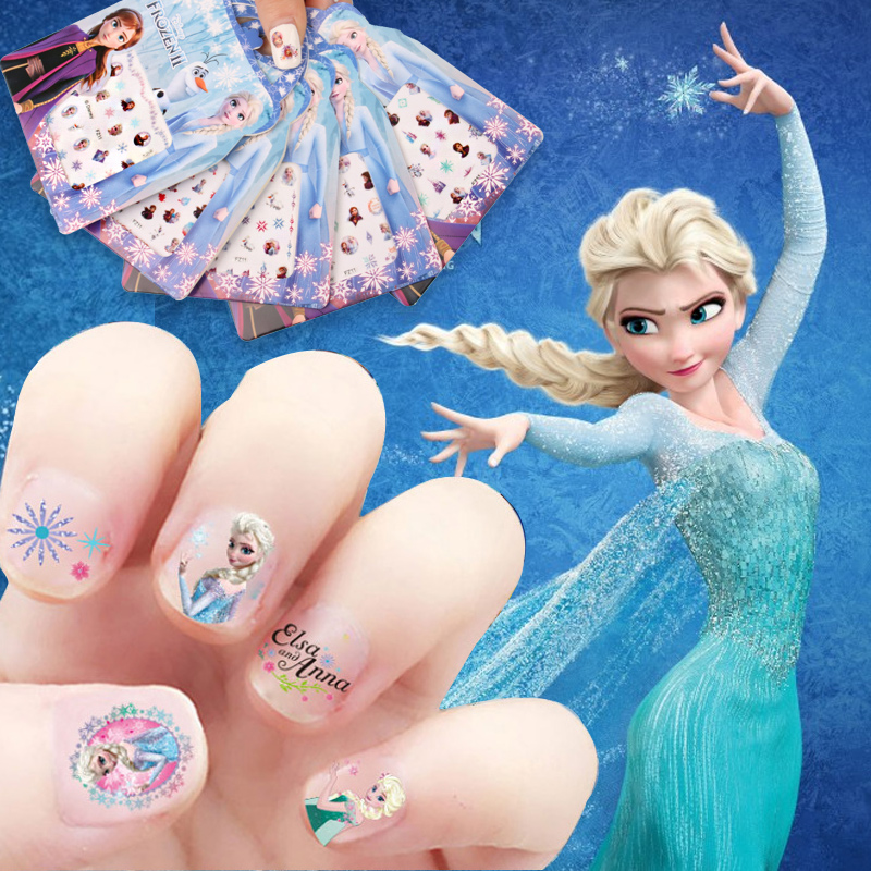 Frozen nails on Pinterest