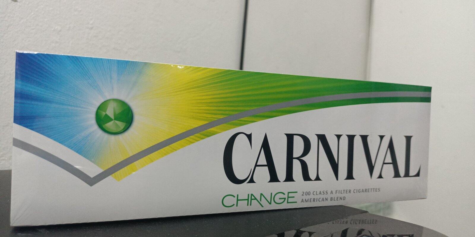 Carnival Change Cigarettes - Black & Green Menthol Imported Korea Cigarettes 