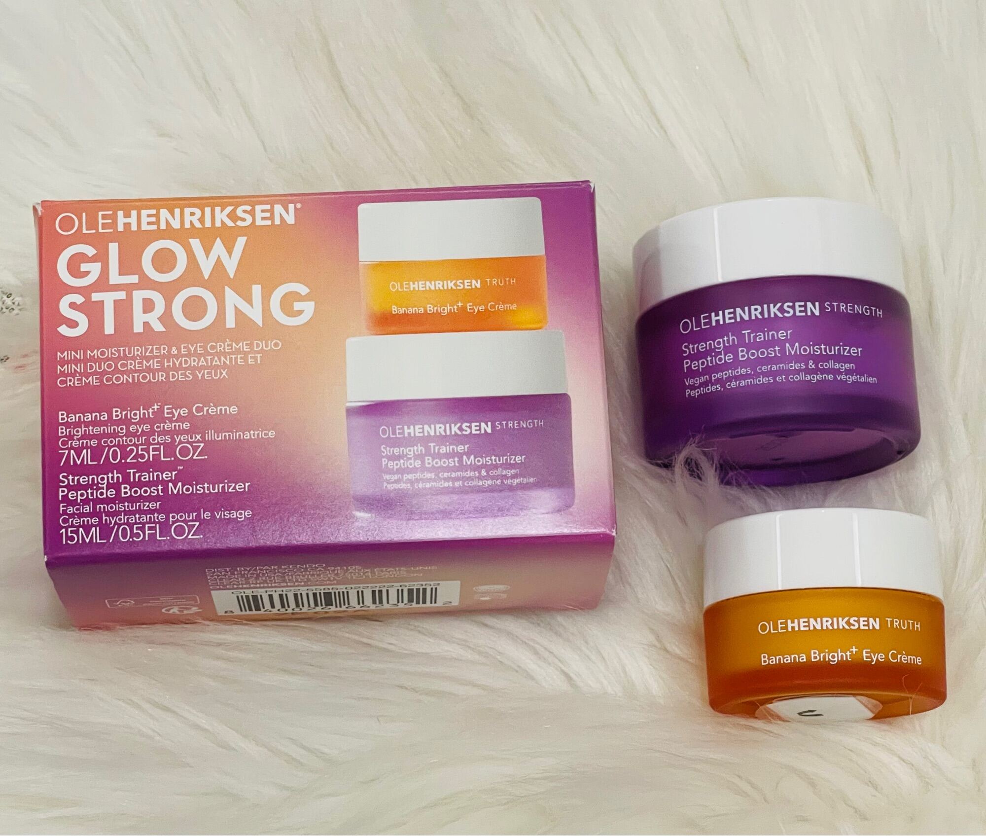 Glow Strong Mini Moisturizer + Eye Cream Duo