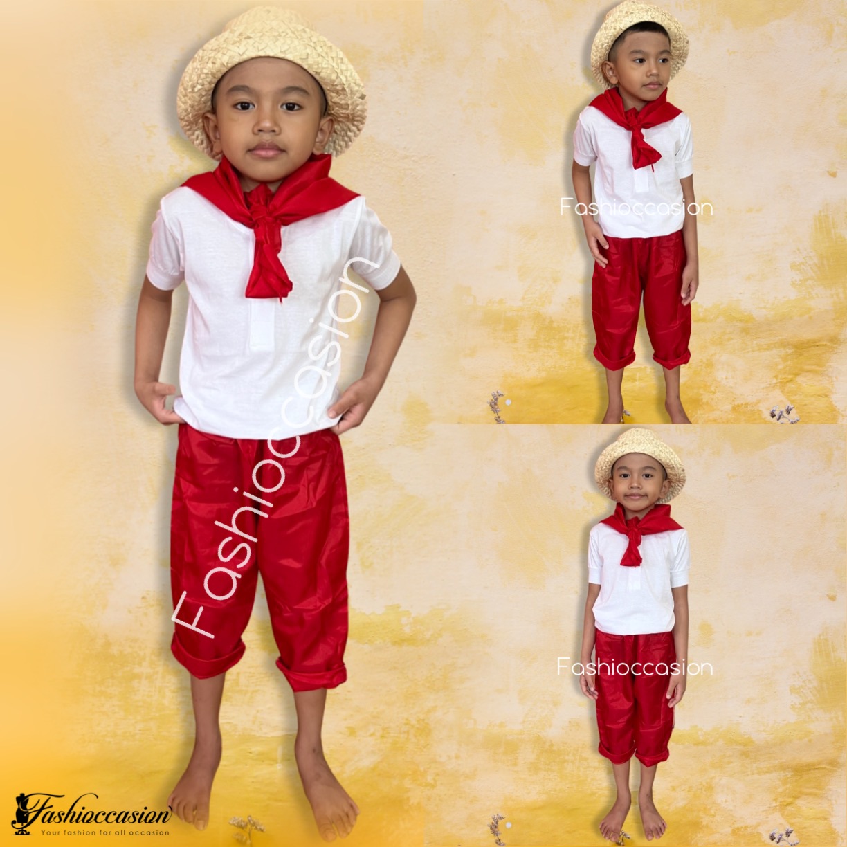 Katipunero/Magsasaka with Hat SET Buwan ng Wika Costume for Kids and ...