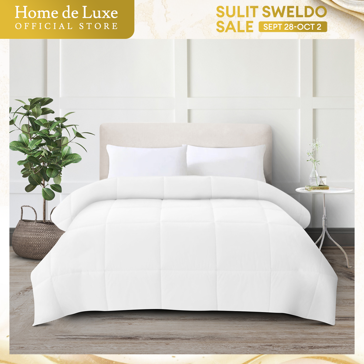 Home de Luxe  Deluxe Comforter Blanket - Plain