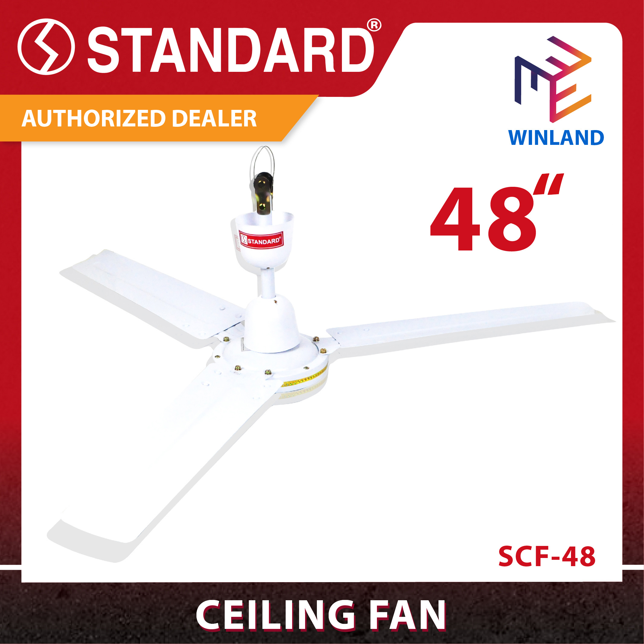 Winland 48" Electric Ceiling Fan