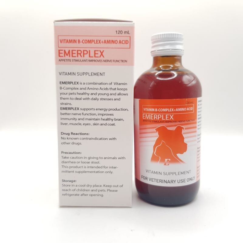 Emervet EMERPLEX (Vitamin B Complex + Amino acid) Lazada PH