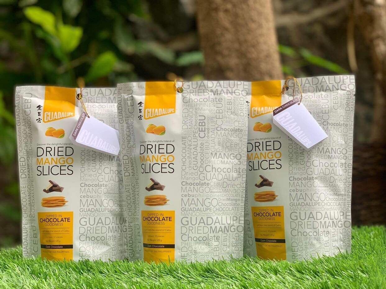 Guadalupe Dried Mango dipped in Dark Chocolate Lazada PH