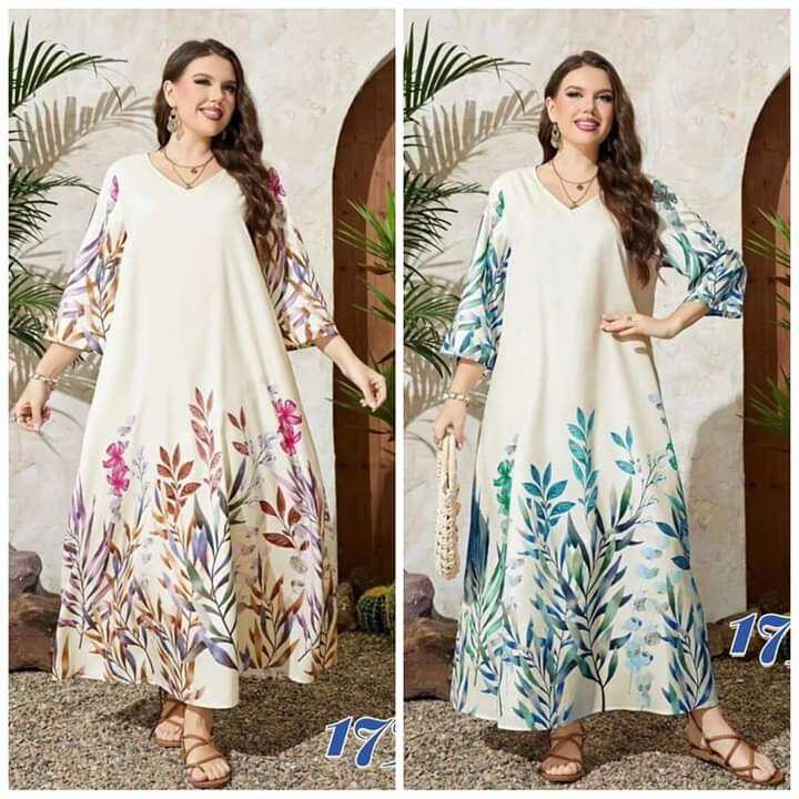 yellow floral plus size womens fashion maxi party v neck elegant hawaiian  sleeve dress for women