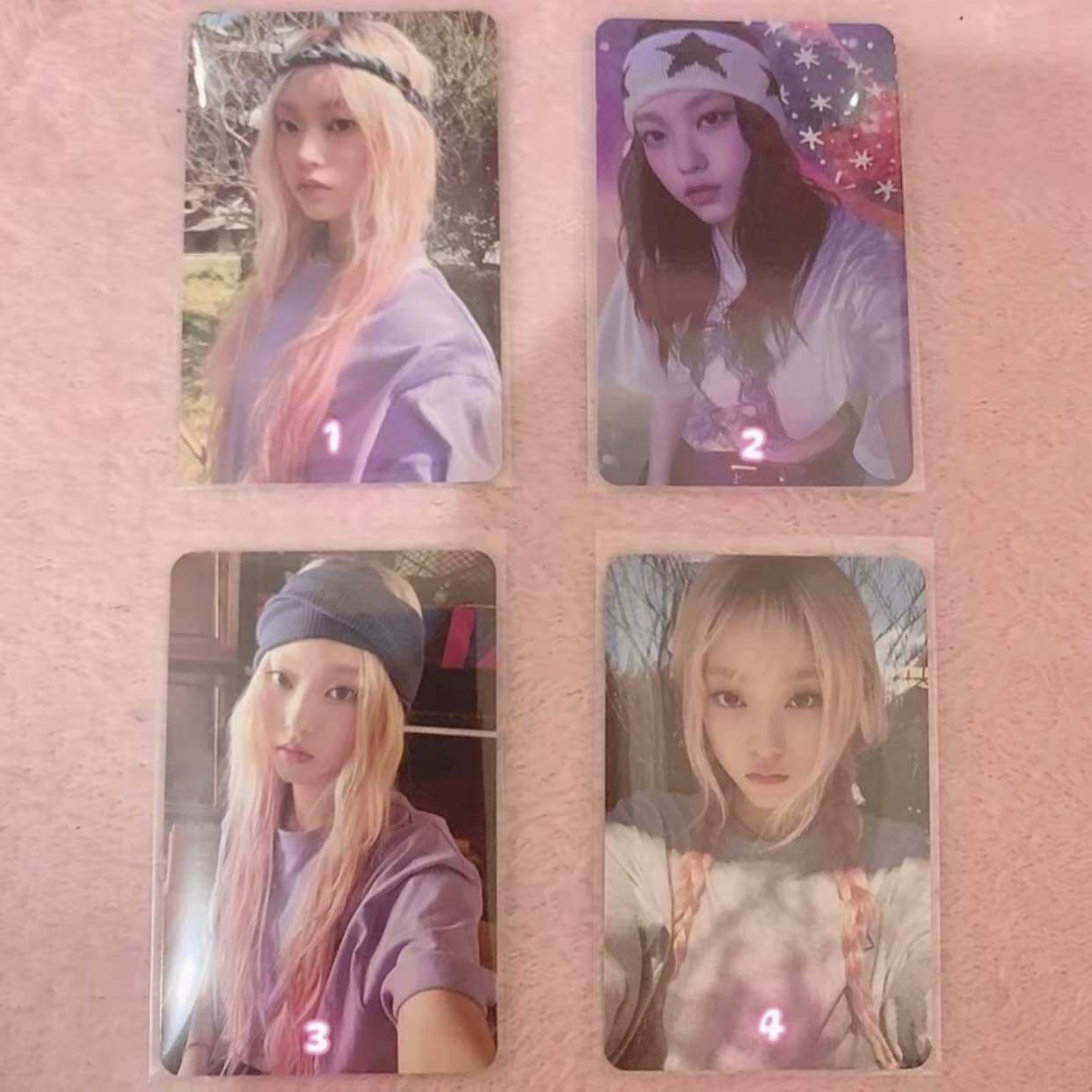 ₊˚ପ⊹ newjeans ‘supernatural’ official photocards weverse ver