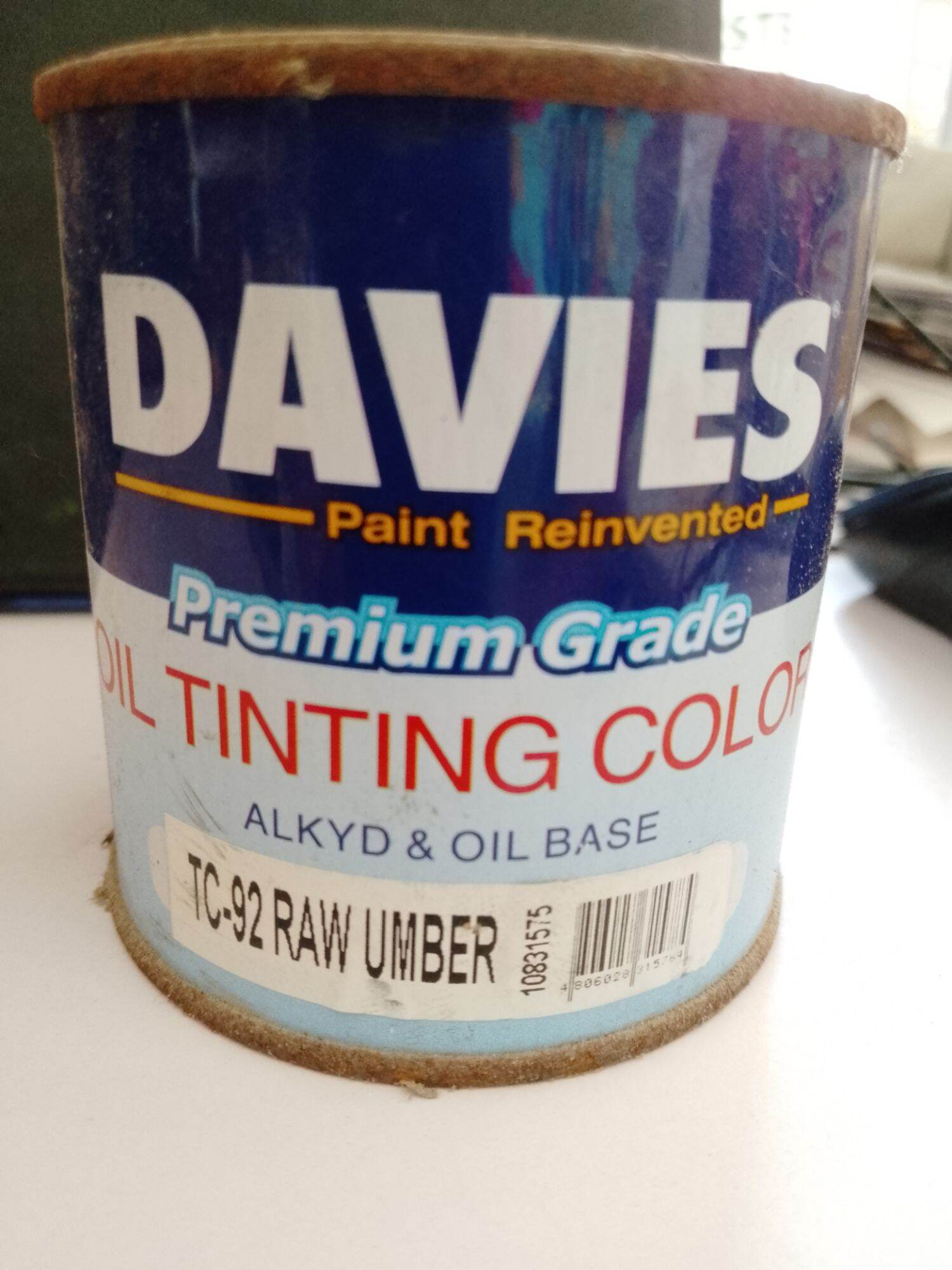 Davies Oil Tinting Color TC92 Raw Umber Lazada PH