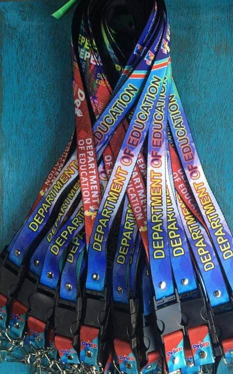 Customizable - Department of Education | DepEd Blue-Red ID Lanyard ...